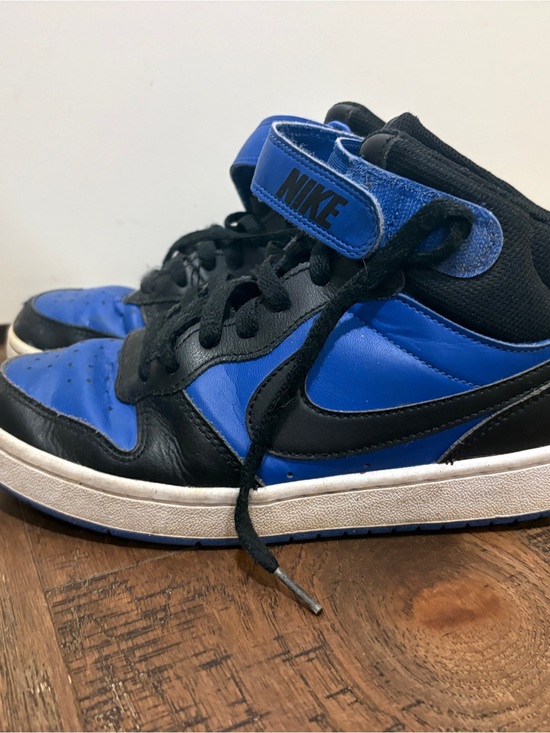 Nike Other - Nike Kids Blue and Black High-Top Sneakers